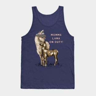 Momma Lama on Duty! Tank Top